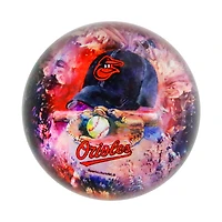 Presse-papiers en forme de dôme de fierté de l'équipe des Orioles de Baltimore