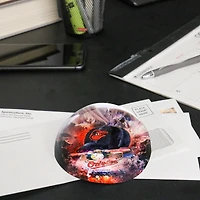 Presse-papiers en forme de dôme de fierté de l'équipe des Orioles de Baltimore