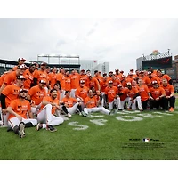 Photographie d'un joueur non signé des Orioles de Baltimore qui a décroché une place pour les éliminatoires la MLB 2023