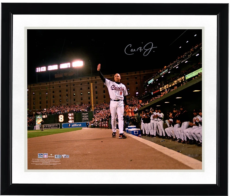 Cal Ripken Jr. Baltimore Orioles Autographed 16" x 20" Final Game Ovation Photograph