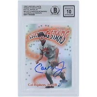 Cal Ripken Jr. Baltimore Orioles Autographed 1999 Fleer Brilliants Shining Stars Pulsar #10 Beckett Fanatics Witnessed Authenticated 10 Card 