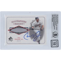 Cal Ripken Jr. Baltimore Orioles Autographed 2001 Upper Deck SP Authentic Cooperstown Calling Jersey Relic #CC-CR Beckett Fanatics Witnessed Authenticated 10 Card 
