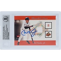 Cal Ripken Jr. Baltimore Orioles Autographed 2002 Fleer Greats of the Game Through the Years Level 1 Relic #CR Beckett Fanatics Witnessed Authenticated Card