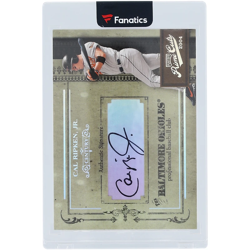 Cal Ripken Jr. Baltimore Orioles Autographed 2004 Playoff Prime Cuts Century #92 #15/25 Card