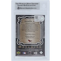 Cal Ripken Jr. Baltimore Orioles Autographed 2007 Upper Deck SP Legendary Cuts Masterful Materials Jersey Relic #MM-CR Beckett Fanatics Witnessed Authenticated Card 