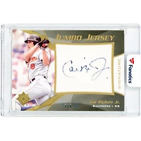 Cal Ripken Jr. Baltimore Orioles Autographed 2009 Upper Deck Ultimate Collection Jumbo Signature Jersey Relic #JSJ-CR #7/8 Card