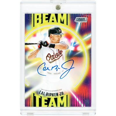 Carte autographiée de Cal Ripken Jr. des Orioles de Baltimore, collection Topps Stadium Club Beam Team 2022, n° BTA-CR, n° 3/15