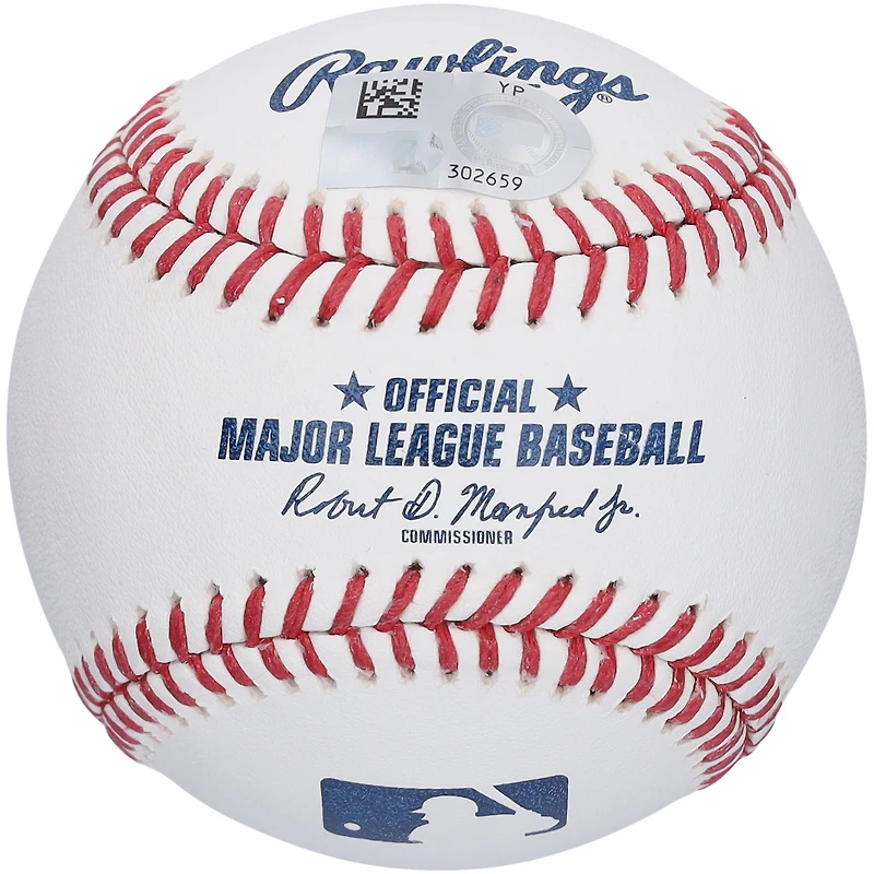Baseball autographié par Cal Ripken Jr des Orioles de Baltimore avec l'inscription « Iron Man »