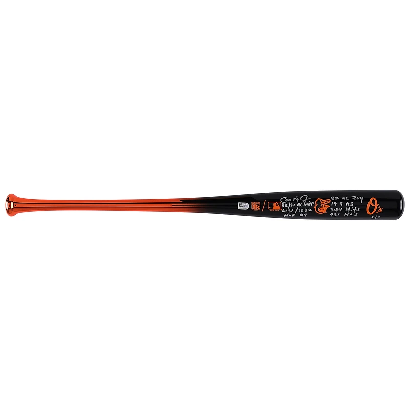 Cal Ripken Jr. Baltimore Orioles Autographed Big Time Bats Chrome Bat with Multiple Inscriptions - Limited Edition of 5