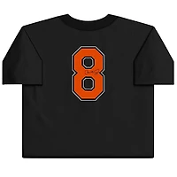 Maillot d'entraînement au bâton noir autographié par Cal Ripken Jr. Baltimore Orioles, réplique Mitchell & Ness
