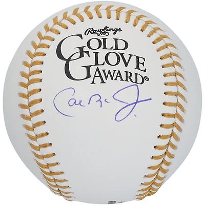 Cal Ripken Jr. Baltimore Orioles Gant de baseball avec logo doré autographié