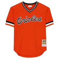 Maillot authentique orange autographié Mitchell & Ness des Orioles de Baltimore de Cal Ripken Jr.