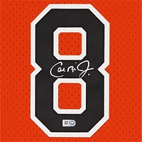 Maillot authentique orange autographié Mitchell & Ness des Orioles de Baltimore de Cal Ripken Jr.