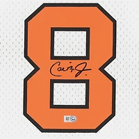 Maillot authentique Mitchell & Ness blanc autographié par Cal Ripken Jr. Baltimore Orioles