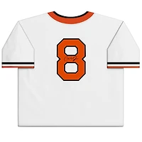 Maillot authentique Mitchell & Ness blanc autographié par Cal Ripken Jr. des Orioles de Baltimore