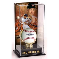 Vitrine d'exposition sublimée du Temple de la renommée des Orioles de Baltimore de Cal Ripken Jr. avec image
