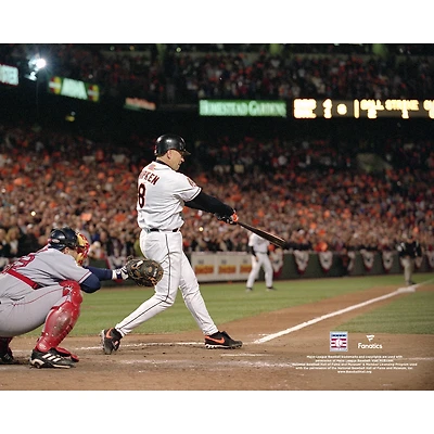 Cal Ripken Jr. Baltimore Orioles Unsigned Swings at Bat Last Career Game Photograph