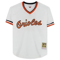 Maillot réplique autographié par Cal Ripken Jr. des Baltimore Orioles avec Mitchell & Ness et inscription « 2007 Hall of Fame »