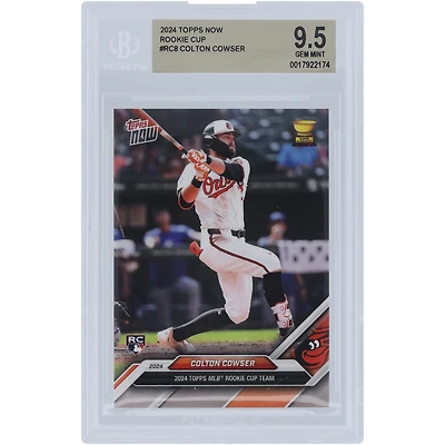 Colton Cowser Baltimore Orioles 2024 Topps Now 2024 Rookie Cup Team #RC8 BGS Authenticated 9.5 Rookie Card