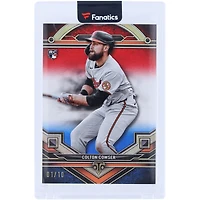 Colton Cowser Baltimore Orioles 2024 Topps Triple Threads Red #24 #1/10 Rookie Card