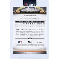 Colton Cowser Baltimore Orioles 2024 Topps Triple Threads Red #24 #1/10 Rookie Card