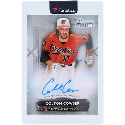Carte Bowman Sterling 2022 #PA-CC autographiée par Colton Cowser des Orioles de Baltimore