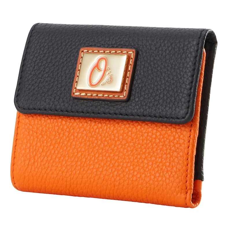 Portefeuille à rabat pour cartes de crédit Dooney & Bourke Baltimore Orioles