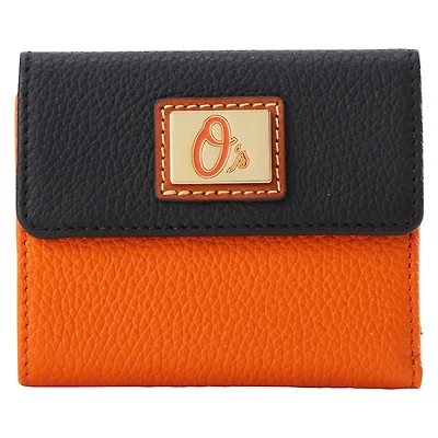 Portefeuille à rabat pour cartes de crédit Dooney & Bourke Baltimore Orioles