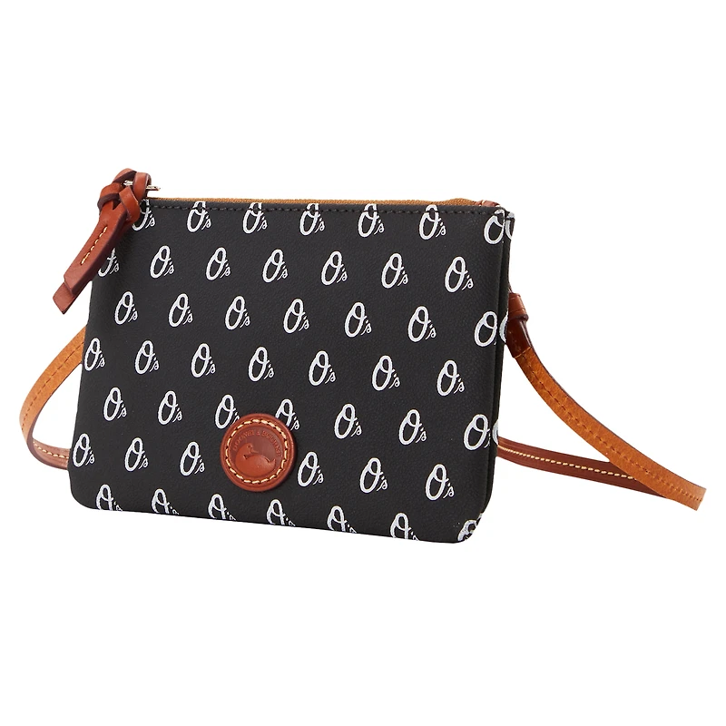 Dooney & Bourke Baltimore Orioles Sac à main à bandoulière avec fermeture éclair sur le dessus