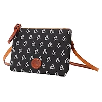 Dooney & Bourke Baltimore Orioles Sac à main à bandoulière avec fermeture éclair sur le dessus