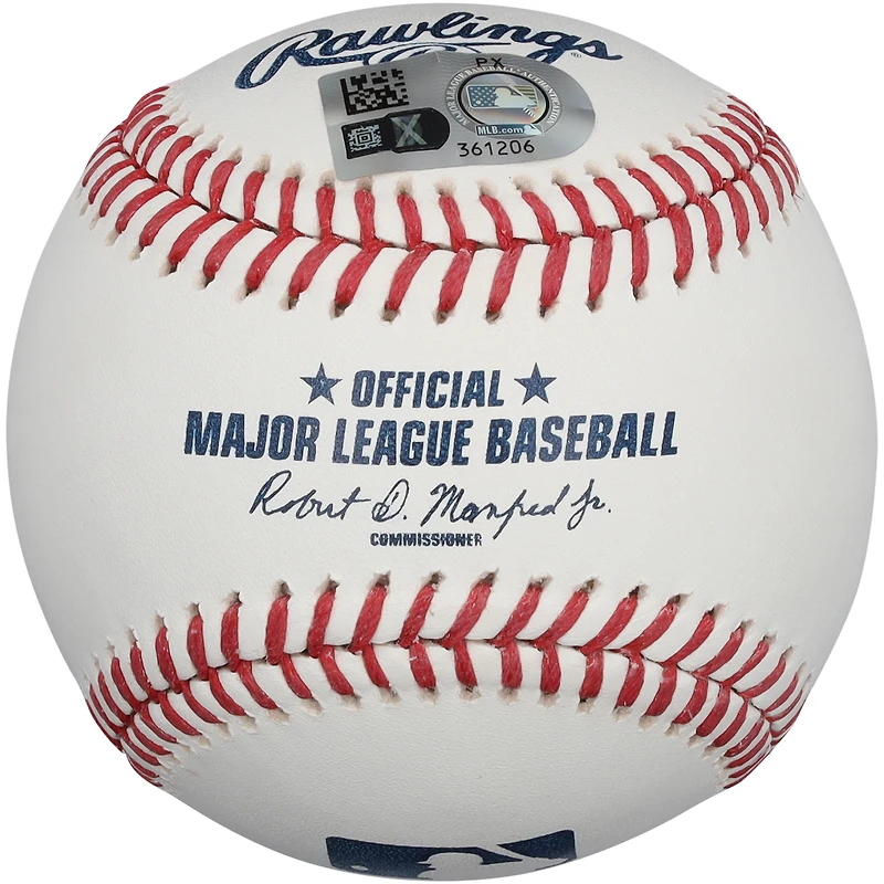 Dylan Beavers Baltimore Orioles Autographed Baseball with "MLB Debut 8/16/25" Inscription