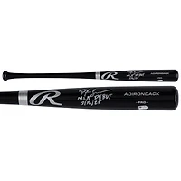 Batte Rawlings Pro noire autographiée par Dylan Beavers des Orioles de Baltimore avec inscription « Débuts en MLB le 16/08/25 ».