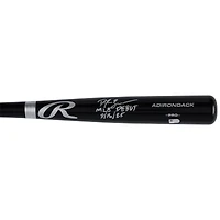 Dylan Beavers Baltimore Orioles Autographed Black Rawlings Pro Bat with "MLB Debut 8/16/25" Inscription
