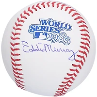 Logo autographié par Eddie Murray des Orioles de Baltimore pour la Série mondiale de 1983