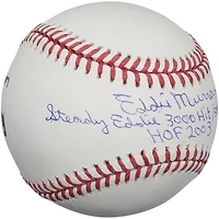 Eddie Murray Baltimore Orioles Autographed Baseball with Multiple Inscriptions