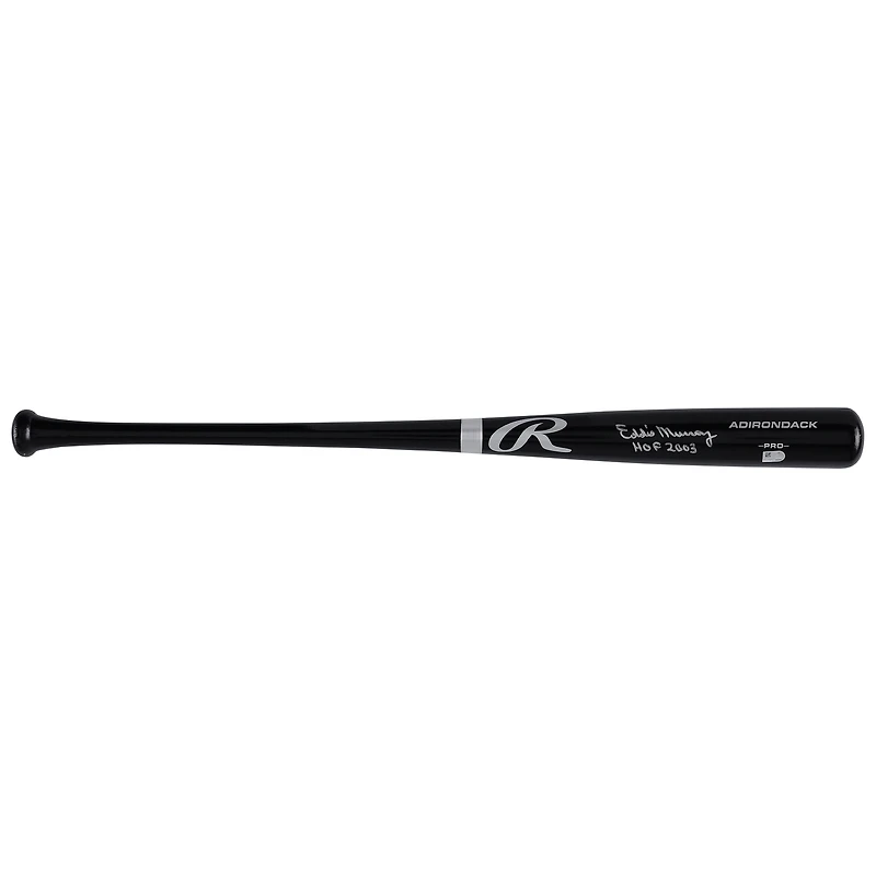 Eddie Murray Baltimore Orioles Autographed Black Rawlings Pro Bat with "HOF 2003" Inscription