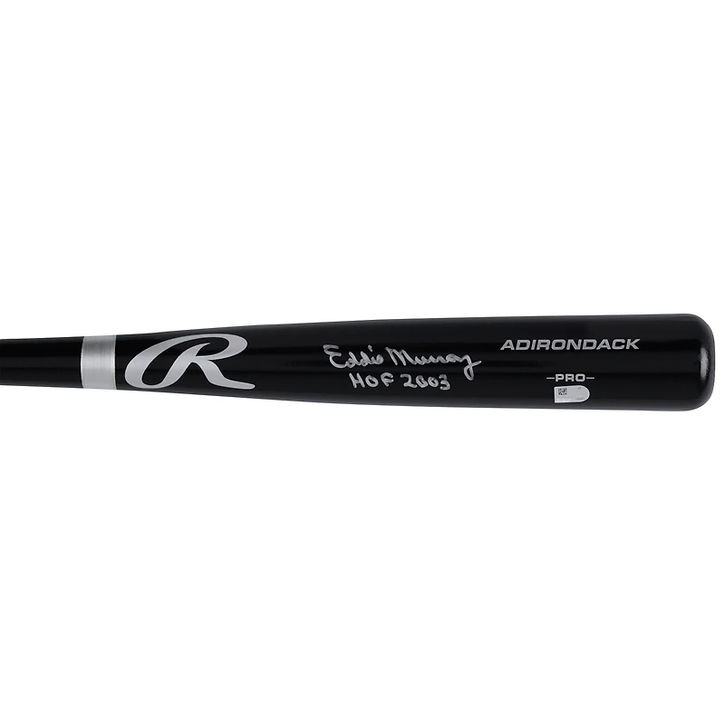 Eddie Murray Baltimore Orioles Autographed Black Rawlings Pro Bat with "HOF 2003" Inscription