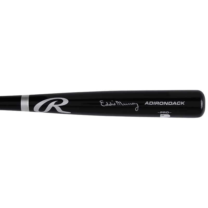 Bâton Rawlings Pro noir autographié par Eddie Murray des Orioles de Baltimore