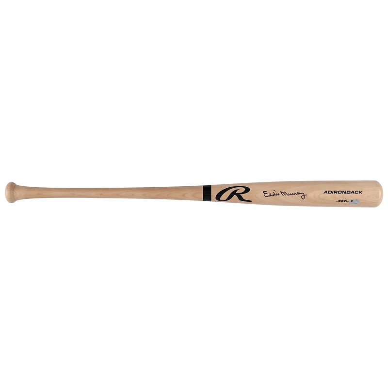 Batte professionnelle Rawlings Blonde autographiée par Eddie Murray des Baltimore Orioles