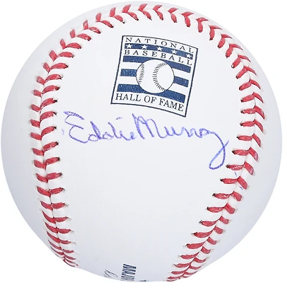Eddie Murray, logo autographié du Temple de la renommée des Orioles de Baltimore