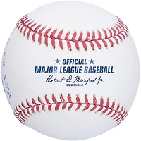 Logo autographié du Temple de la renommée par Eddie Murray des Orioles de Baltimore avec l'inscription « HOF 2003 »