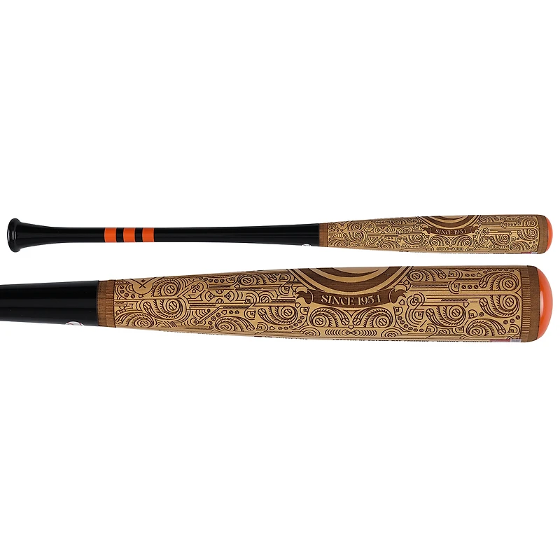 Eddie Murray Baltimore Orioles Autographed Pillbox Bat Company Mural Series Bat with "1977 AL ROY" Inscription