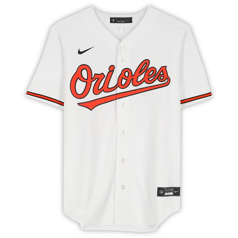 Maillot réplique blanc Nike autographié d'Eddie Murray des Orioles de Baltimore
