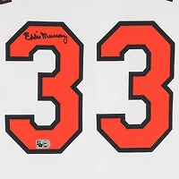 Maillot réplique blanc Nike autographié d'Eddie Murray des Orioles de Baltimore