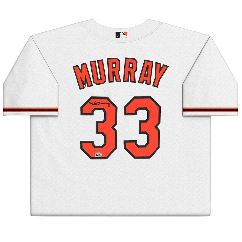 Eddie Murray Baltimore Orioles Autographed White Nike Replica Jersey  
