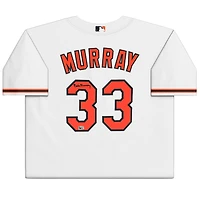 Eddie Murray Baltimore Orioles Autographed White Nike Replica Jersey  