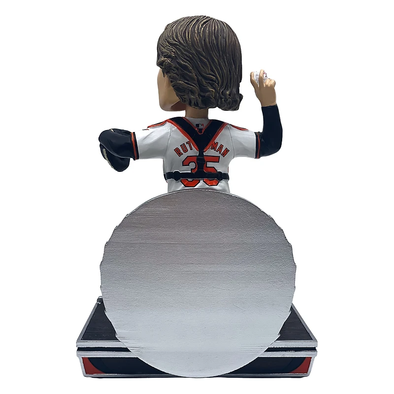 Figurine à tête branlante exclusive FOCO Adley Rutschman des Orioles de Baltimore, 8 pouces, Elite Icon