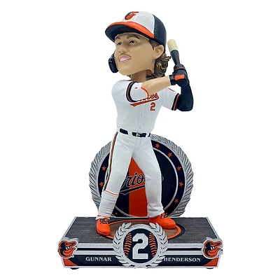 Figurine articulée exclusive Elite Icon de 8 pouces des Orioles de Baltimore, Gunnar Henderson de FOCO