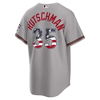 Maillot Nike gris USA 250 Stadium Adley Rutschman des Orioles de Baltimore pour homme, édition spéciale 4 juillet