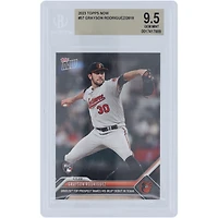 Grayson Rodriguez Baltimore Orioles 2023 Topps Now MLB Debut #57 BGS Authenticated 9.5 Rookie Card